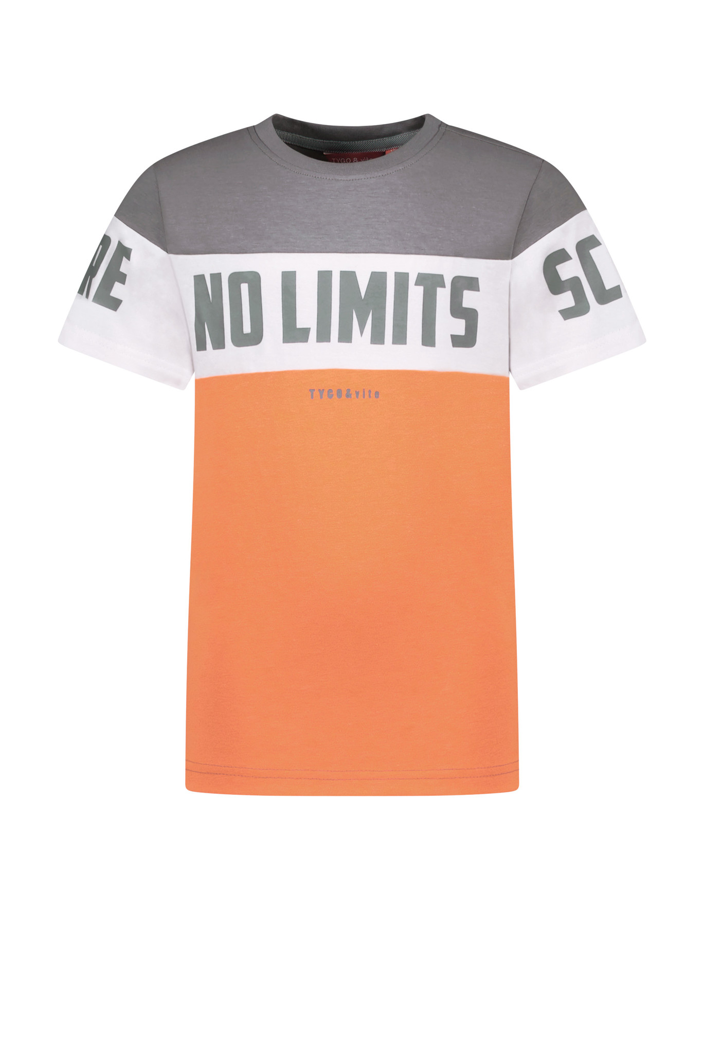 Tygo & Vito Jongens t-shirt No limits - Grijs
