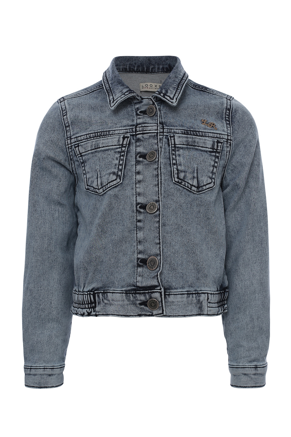 Looxs Revolution 2311-5224-165 Meisjes Jas - Maat 140 - Jeans Blauw van Katoen