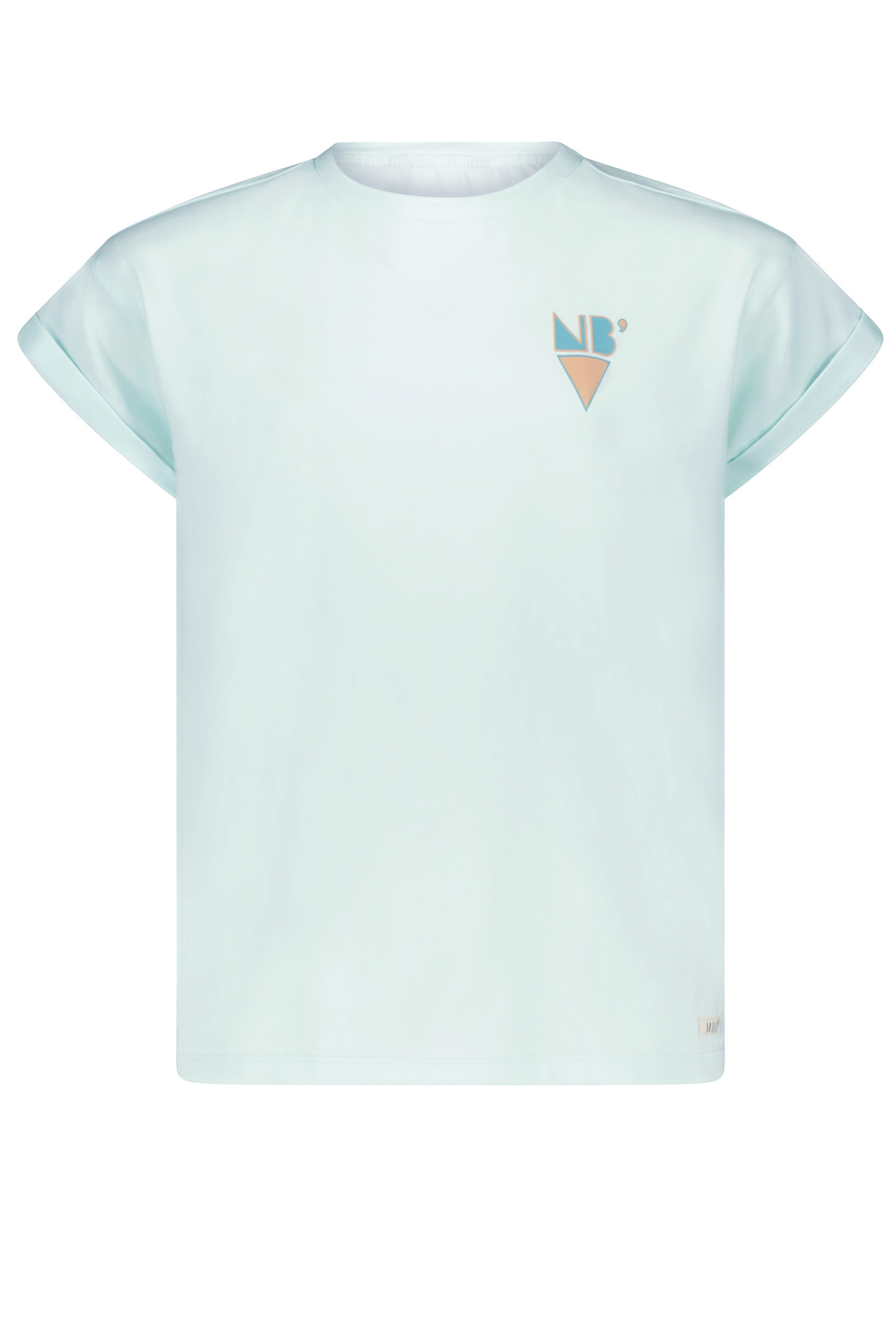 NoBell Meisjes t-shirt - Kasis - Spa blauw