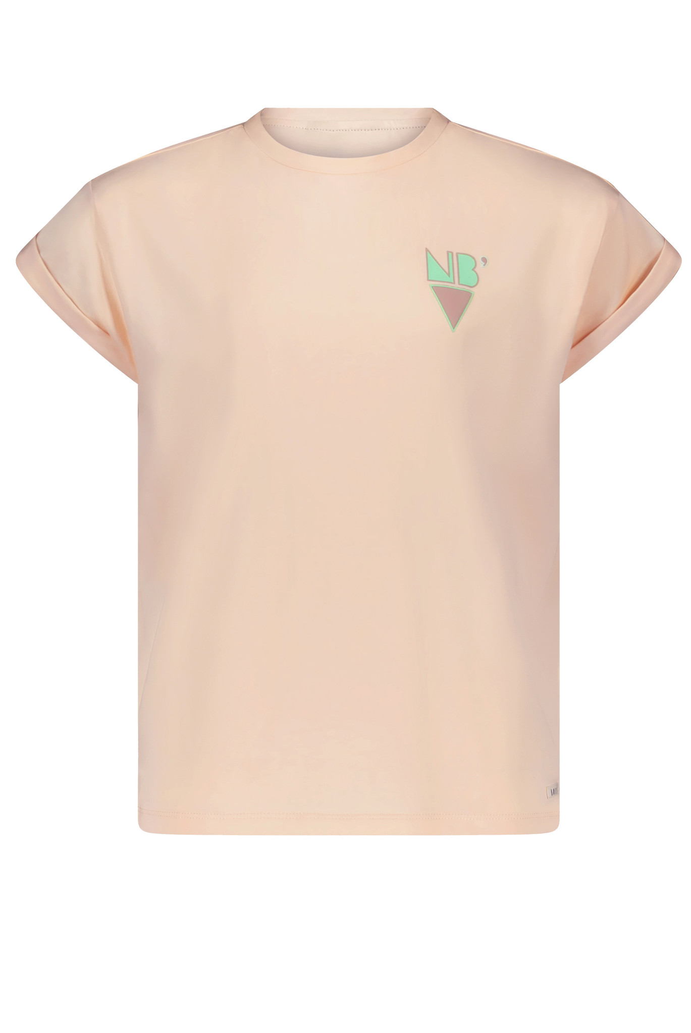 NoBell Meisjes t-shirt - Kasis - Rosy zand