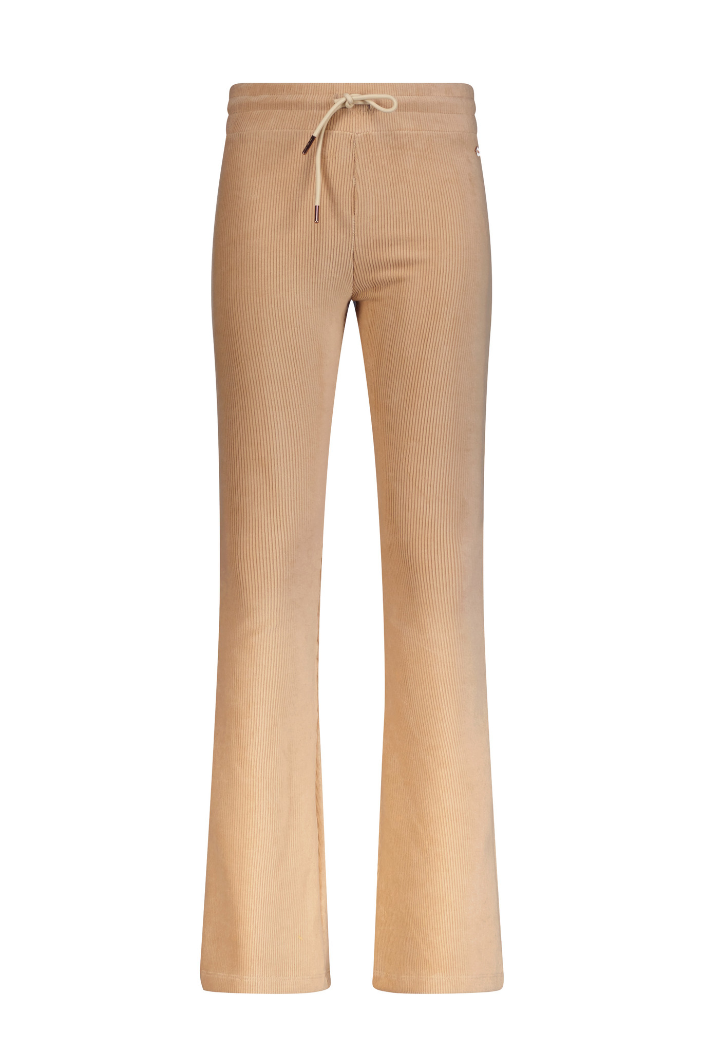 Nobell Sady B Tiny Velvet Flared Pants Broeken & Jumpsuits Meisjes - Jeans - Broekpak - Camel - Maat 122/128