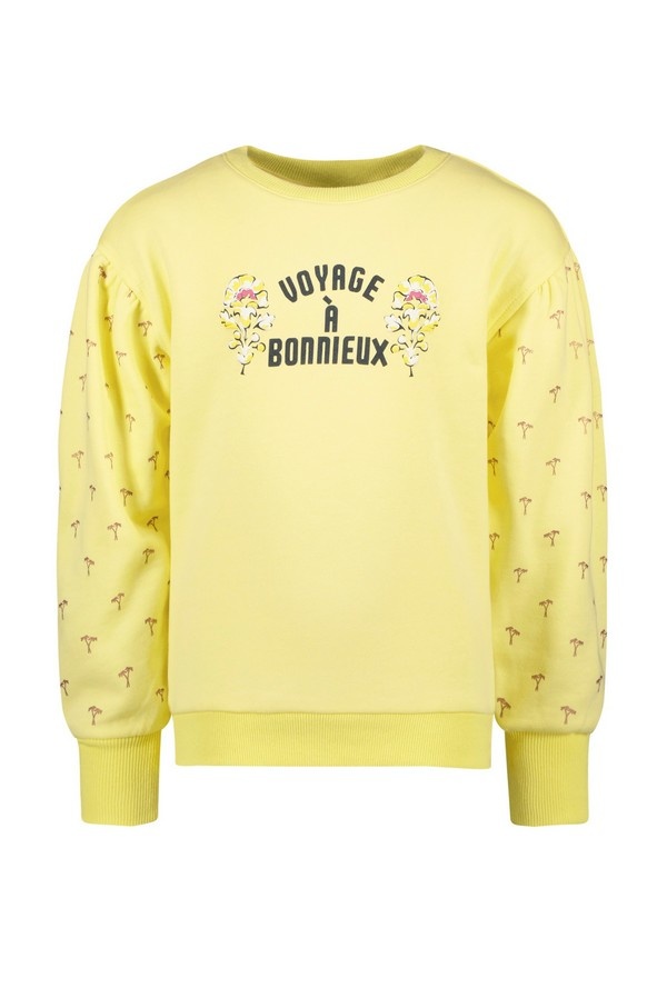 Like Flo Meisjes sweater Bonnieux - Zacht geel