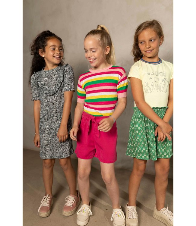 Like Flo Meisjes short - Fuchsia