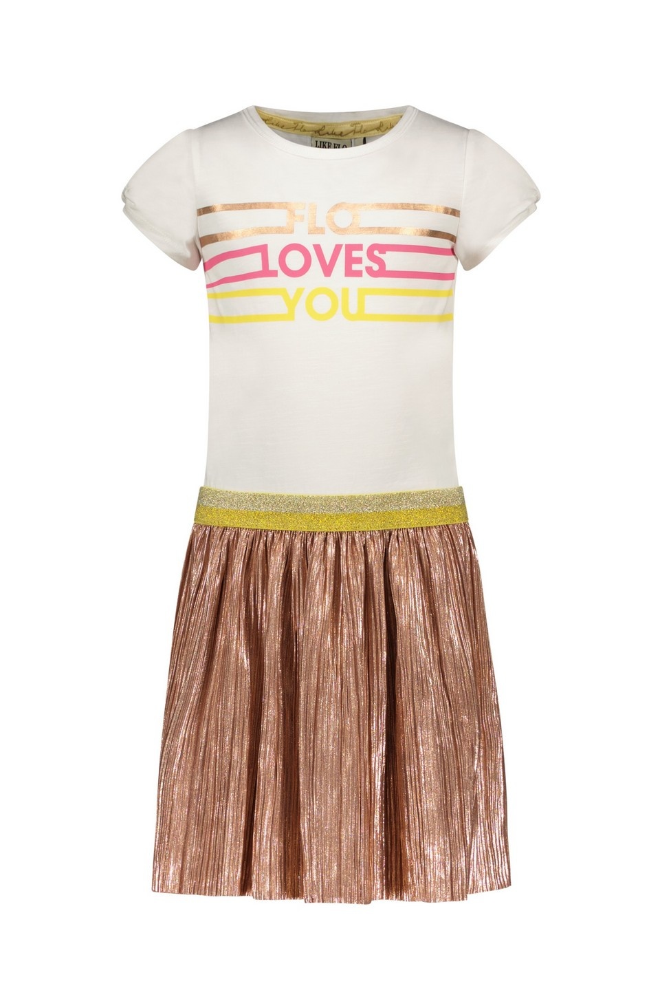 Like Flo Meisjes jurk - Fuchsia Like Flo Meisjes jurk - Fuchsia