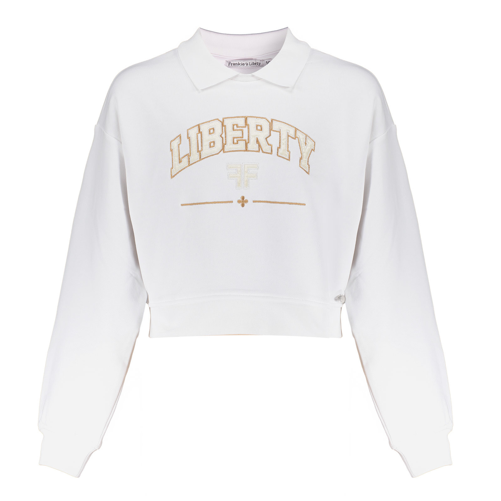 Frankie & Liberty Meisjes sweat top - Helena - Pure wit