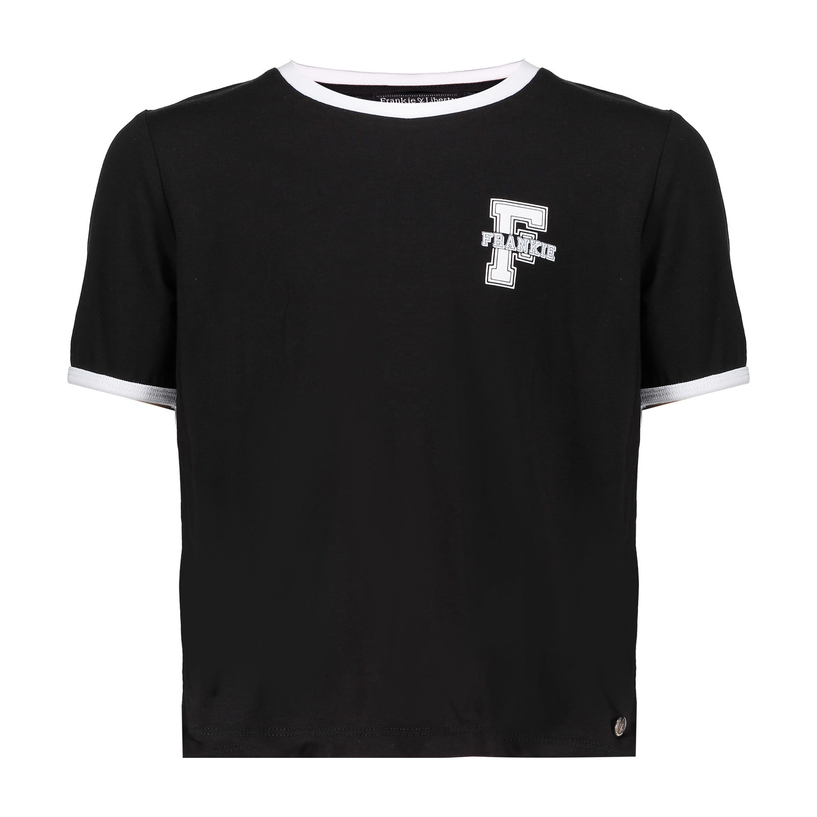 Frankie & Liberty Meisjes t-shirt - Haiden - Zwart