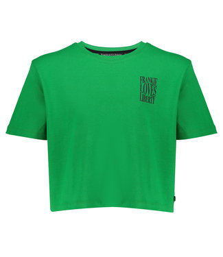 Frankie & Liberty Meisjes t-shirt - Honey - Fern groen