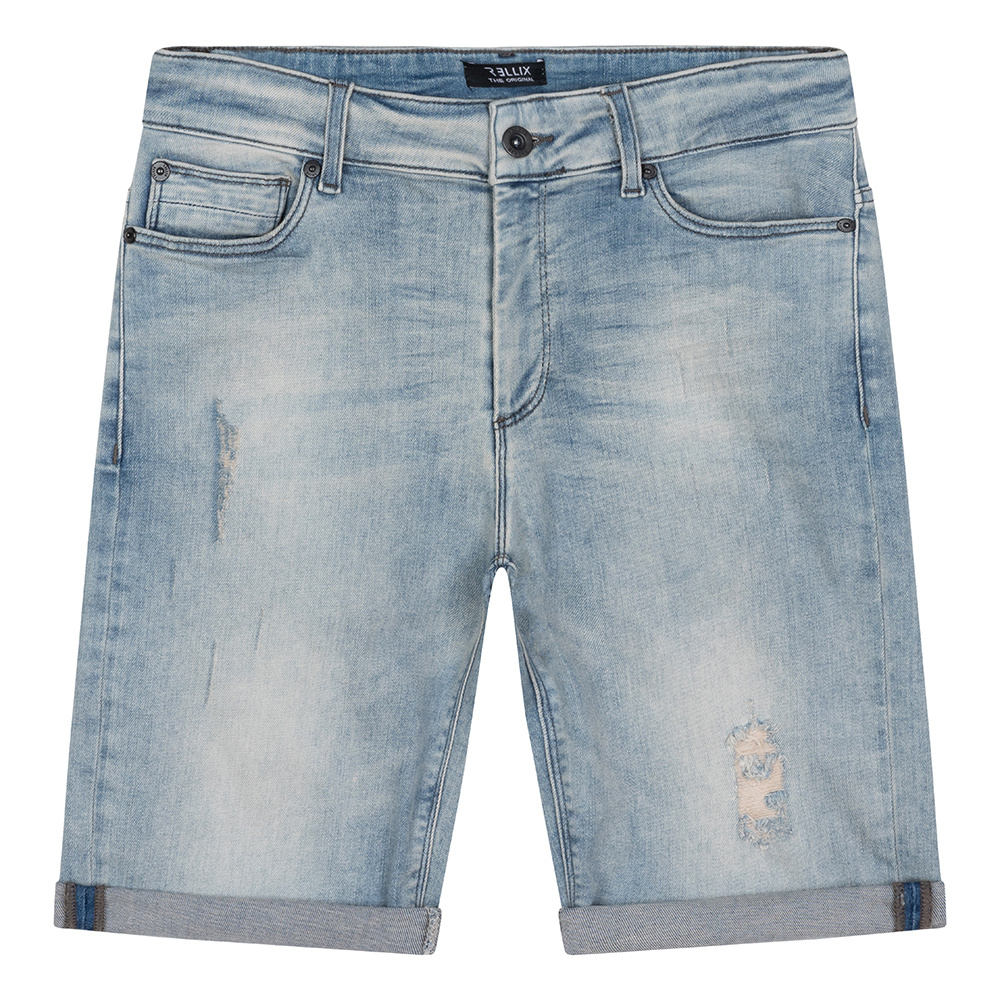 Rellix Duux Short Blue Jeans Jongens - Broek - Blauw - Maat 158