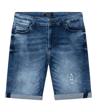 Rellix Jongens jeans short Duux - Used donker denim
