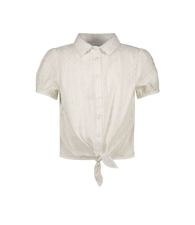 B.Nosy Meisjes blouse met knoop - Cotton