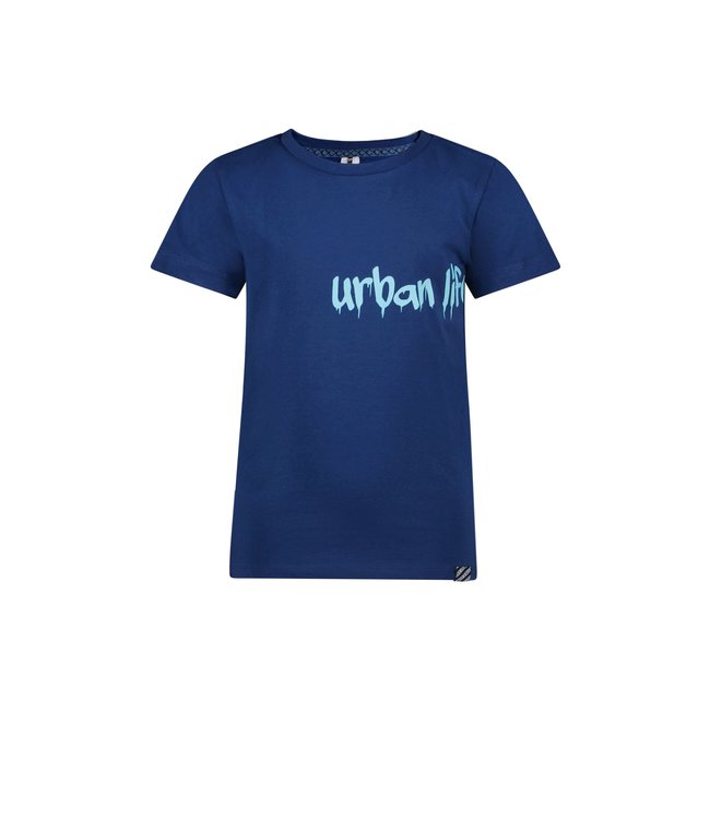 B.Nosy Jongens t-shirt print - Lake blauw