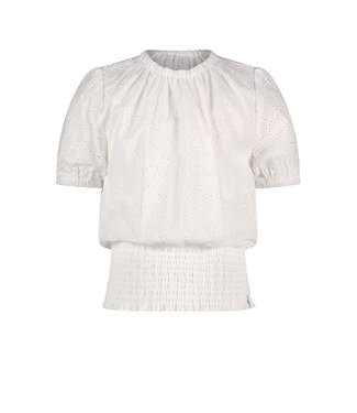 NoNo Meisjes blouse - Tomma - Pearled ivory