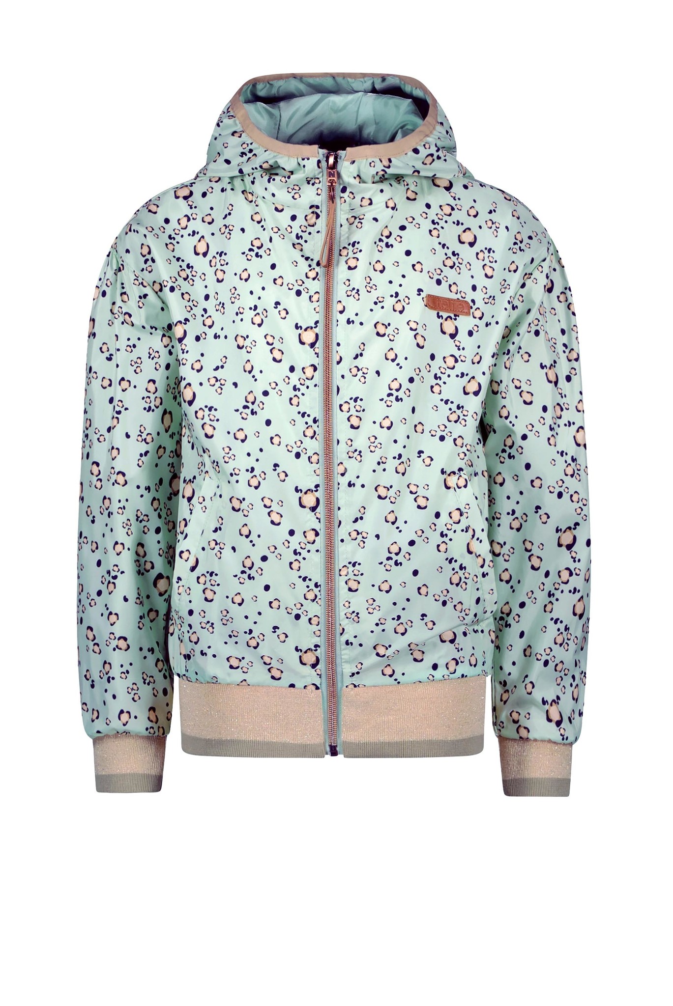 NoNo Meisjes zomerjas met capuchon - Beau - Cream mint NoNo Meisjes zomerjas met capuchon - Beau - Cream mint