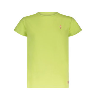 NoNo Meisjes t-shirt - Basic - Sour lime