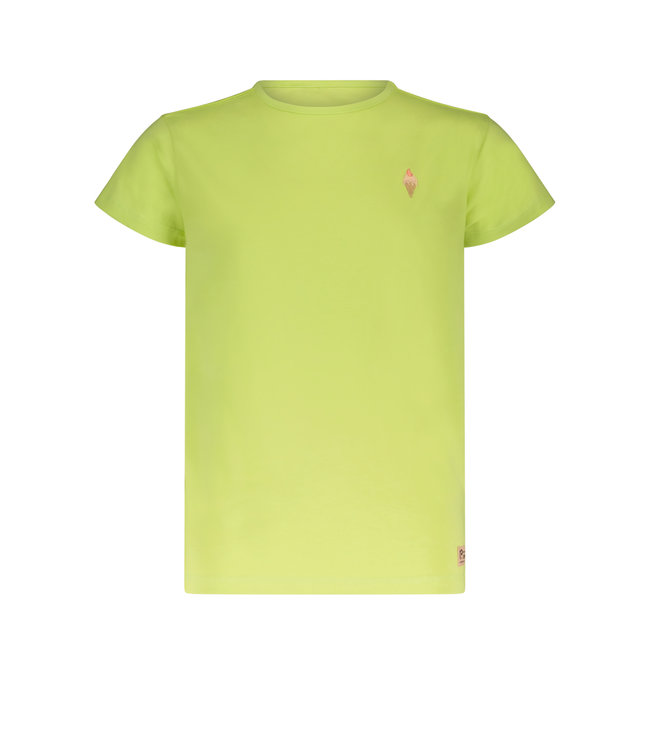 NoNo Meisjes t-shirt - Basic - Sour lime