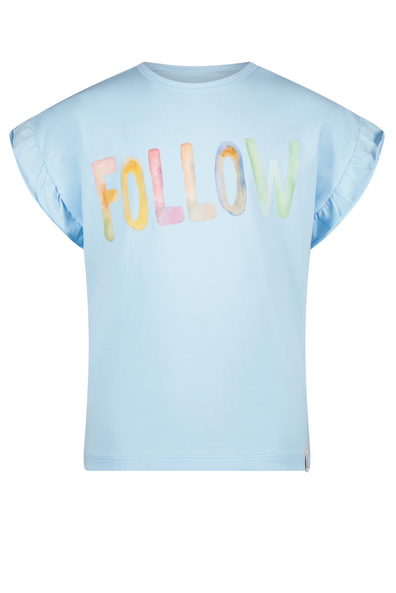 NoNo Meisjes t-shirt Follow - Kanou - Sky High
