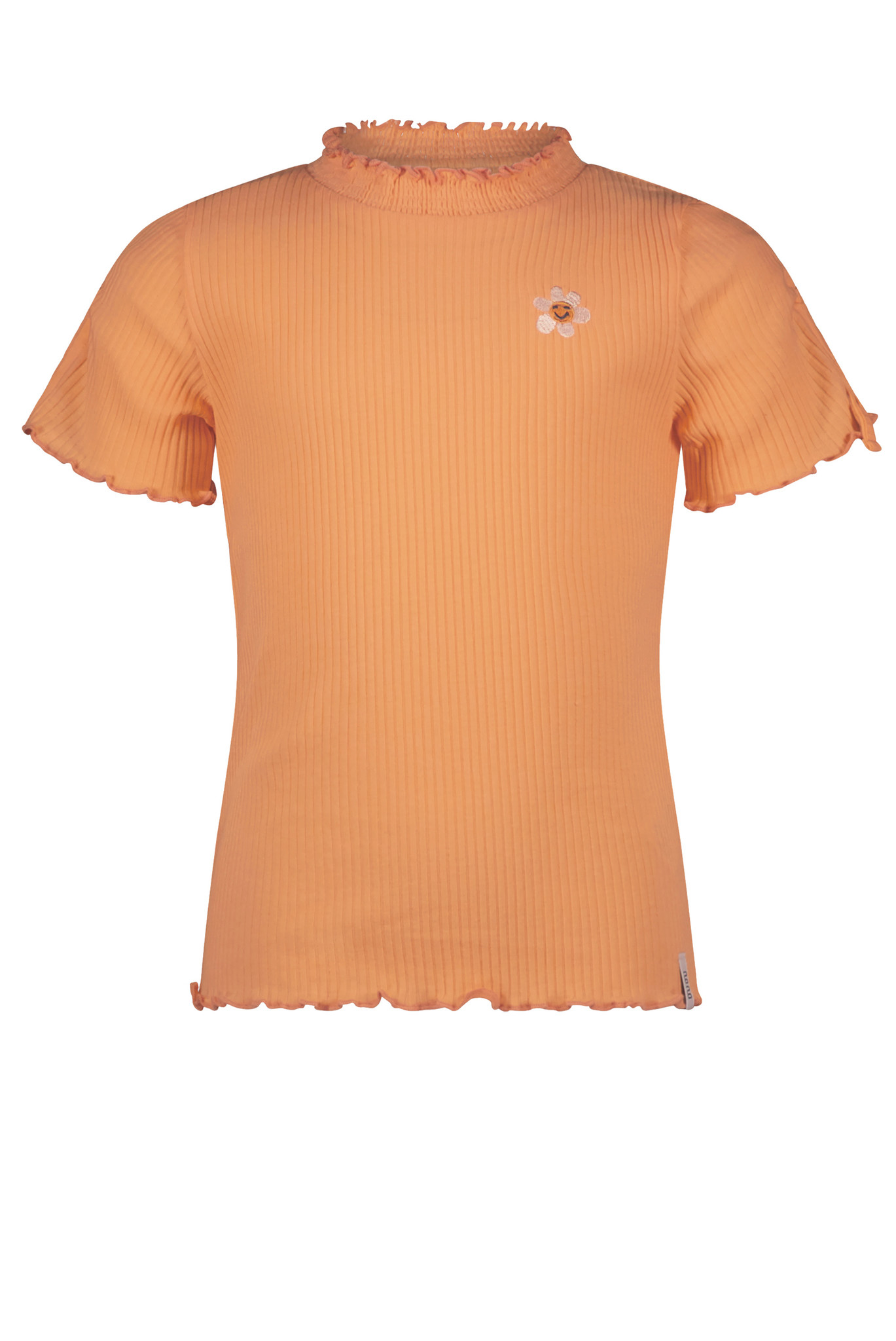 NoNo Meisjes t-shirt rib - Kaby - Melon