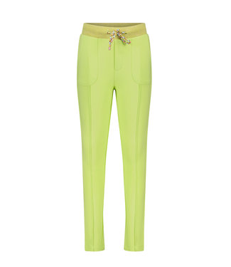 NoNo Meisjes sweat broek - Secler - Sour lime