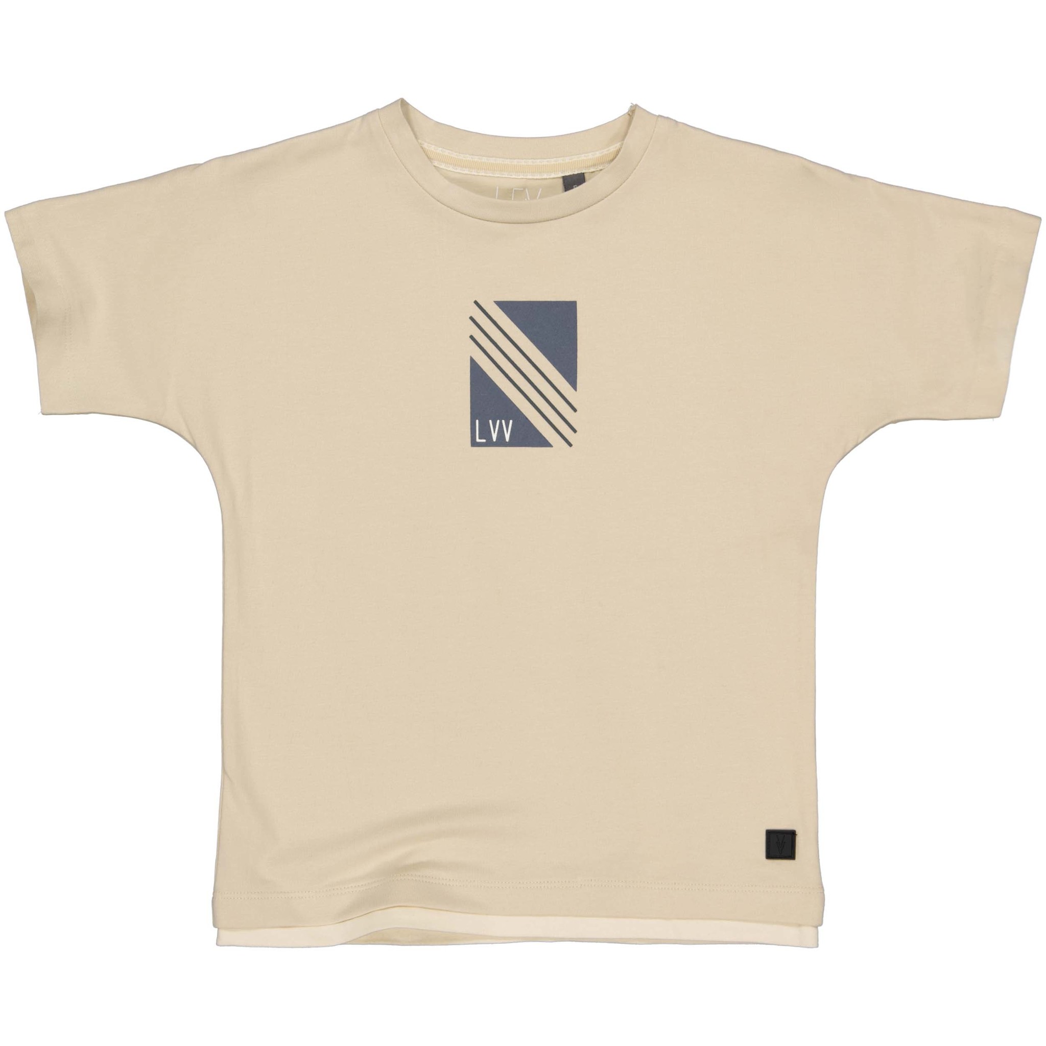 LEVV Little Jongens t-shirt - Elbert - Grijs zand