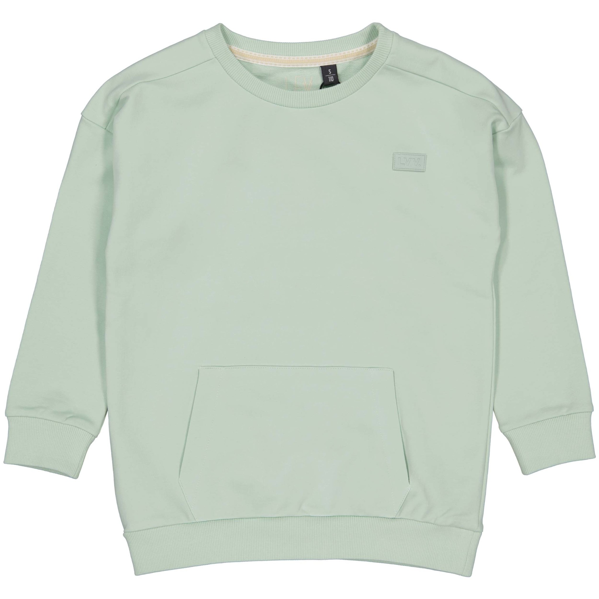 LEVV Little Jongens sweater - Ernst - Mint lagoon