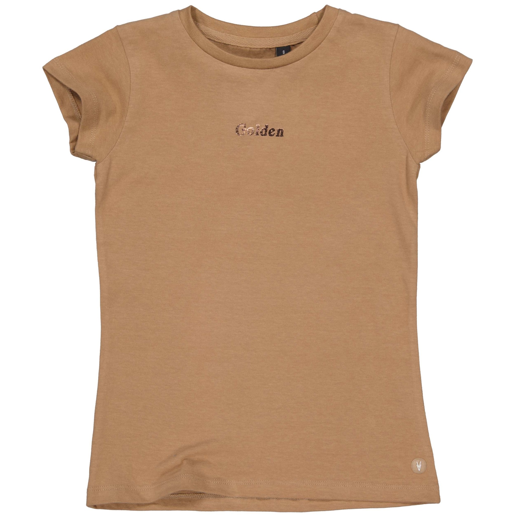 LEVV Meisjes t-shirt - Dayee - Taupe