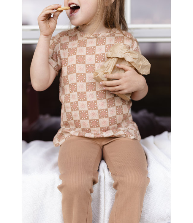 LEVV Little Meisjes blouse - Elen - Dusty bloemen