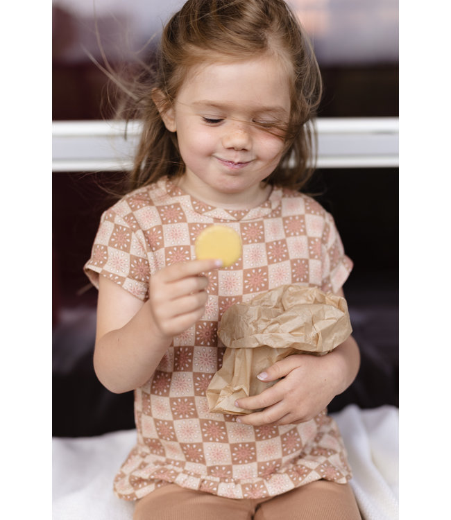 LEVV Little Meisjes blouse - Elen - Dusty bloemen