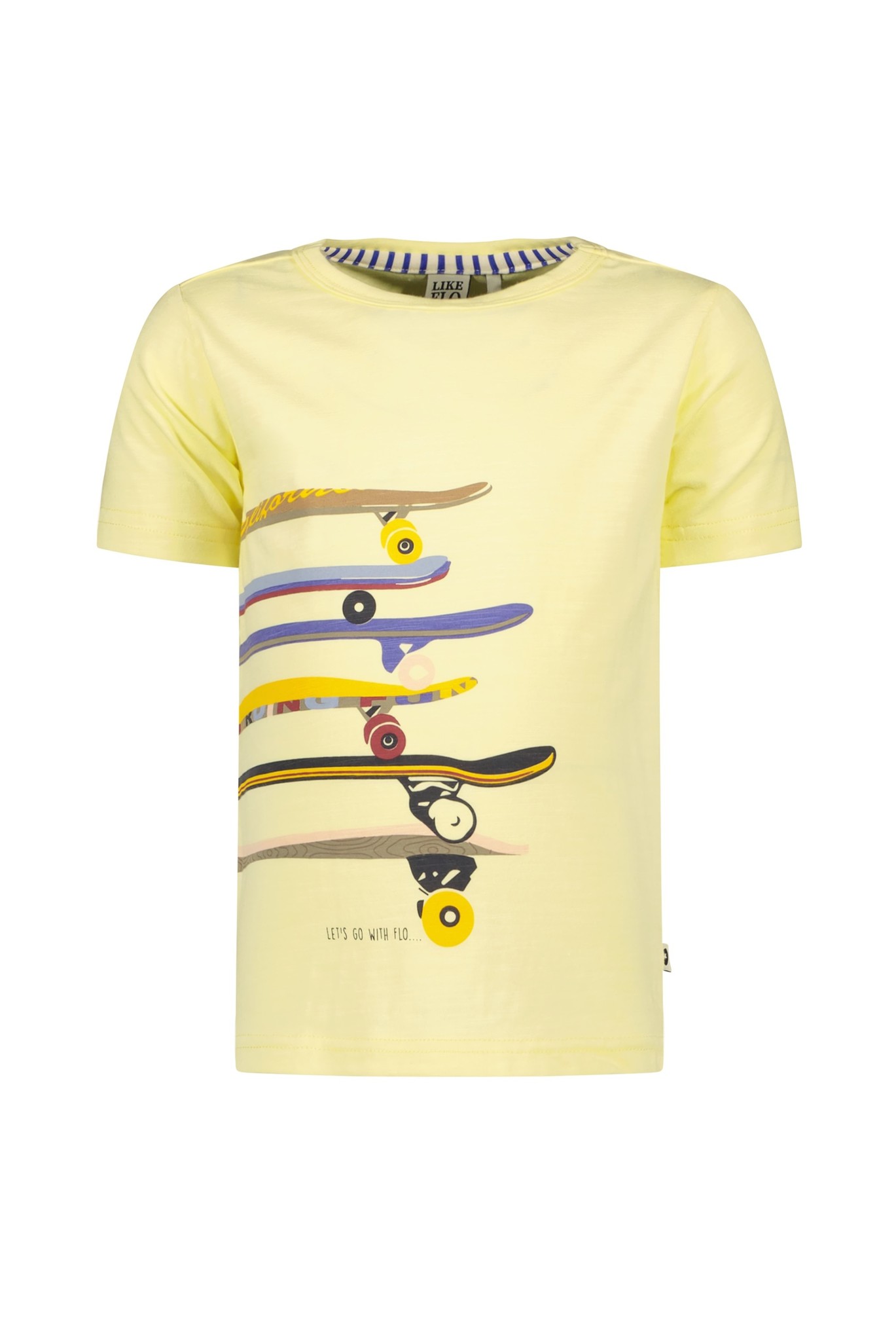 Like Flo - T-Shirt - Soft yellow - Maat 110