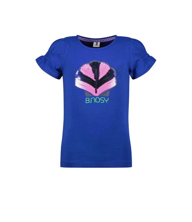 B.Nosy Meisjes t-shirt artwork - Kobalt blauw
