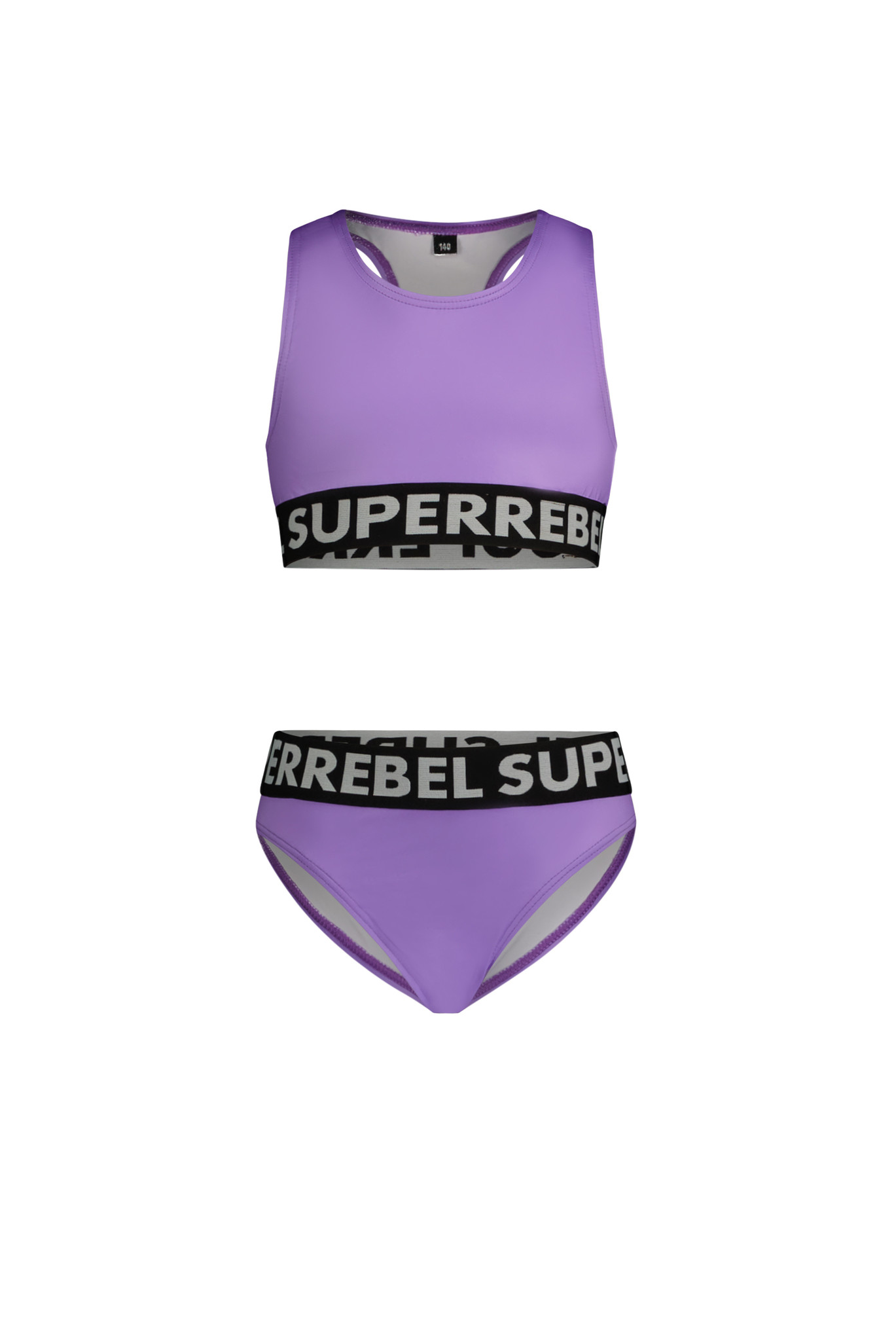 SUPERREBEL Meisjes bikini sportief - Carmel - Revival paars