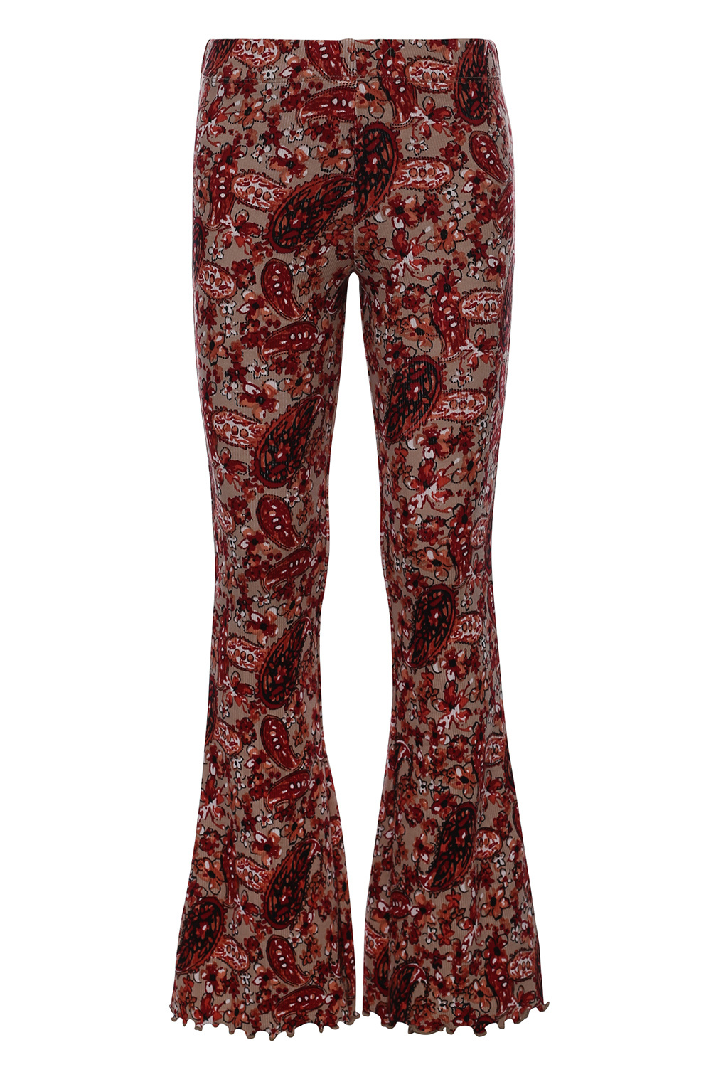 Looxs Rib Flair Pants Broeken & Jumpsuits Meisjes - Jeans - Broekpak - Multi - Maat 104