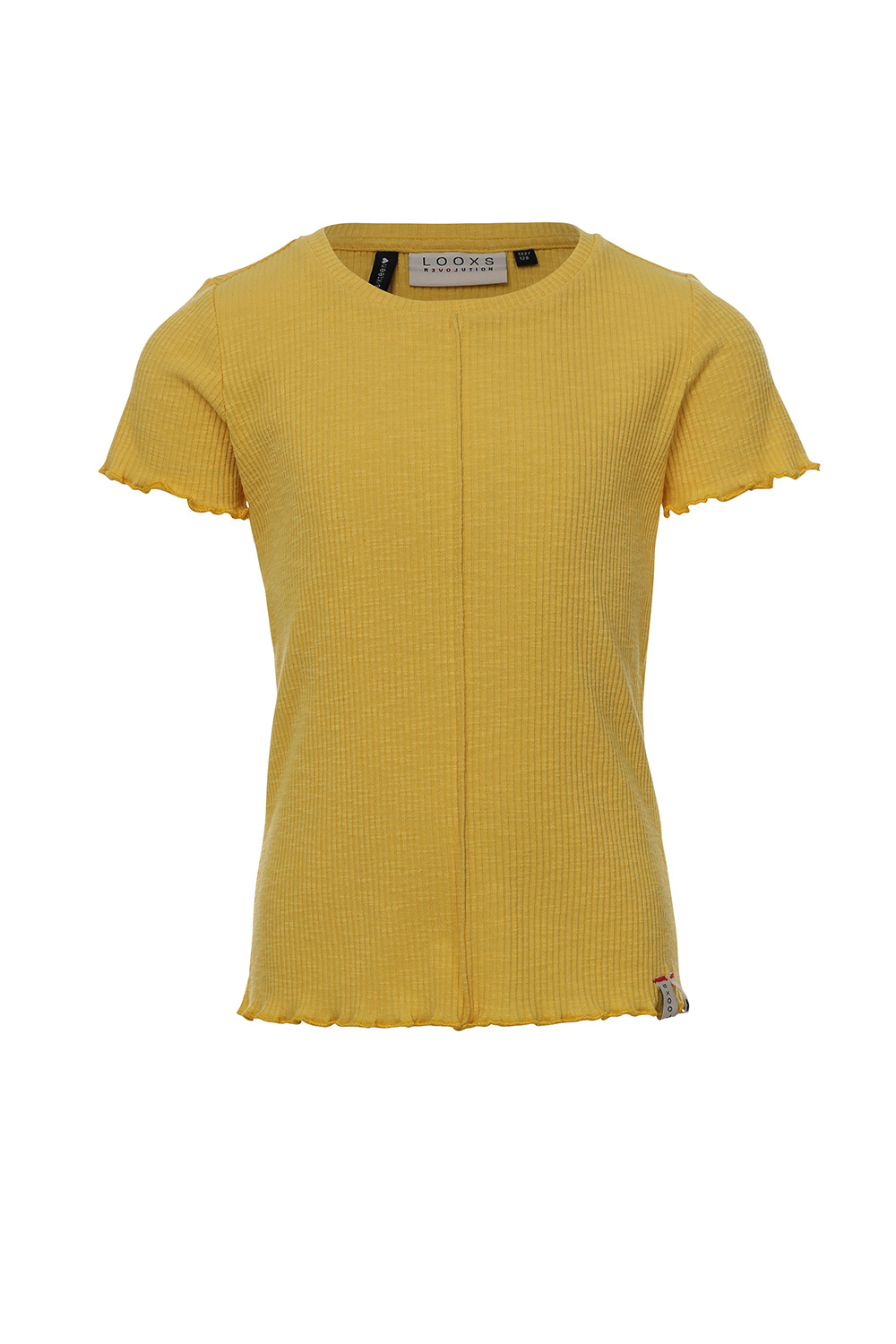 LOOXS 10sixteen Meisjes t-shirt rib - Zonnebloem LOOXS 10sixteen Meisjes t-shirt rib - Zonnebloem