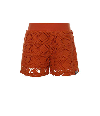 LOOXS 10sixteen Meisjes short kant - Signal oranje