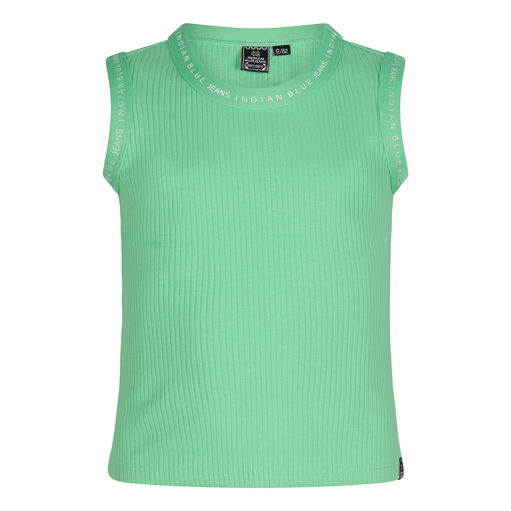 Indian Blue Jeans Meisjes tanktop - Ming groen Indian Blue Jeans Meisjes tanktop - Ming groen