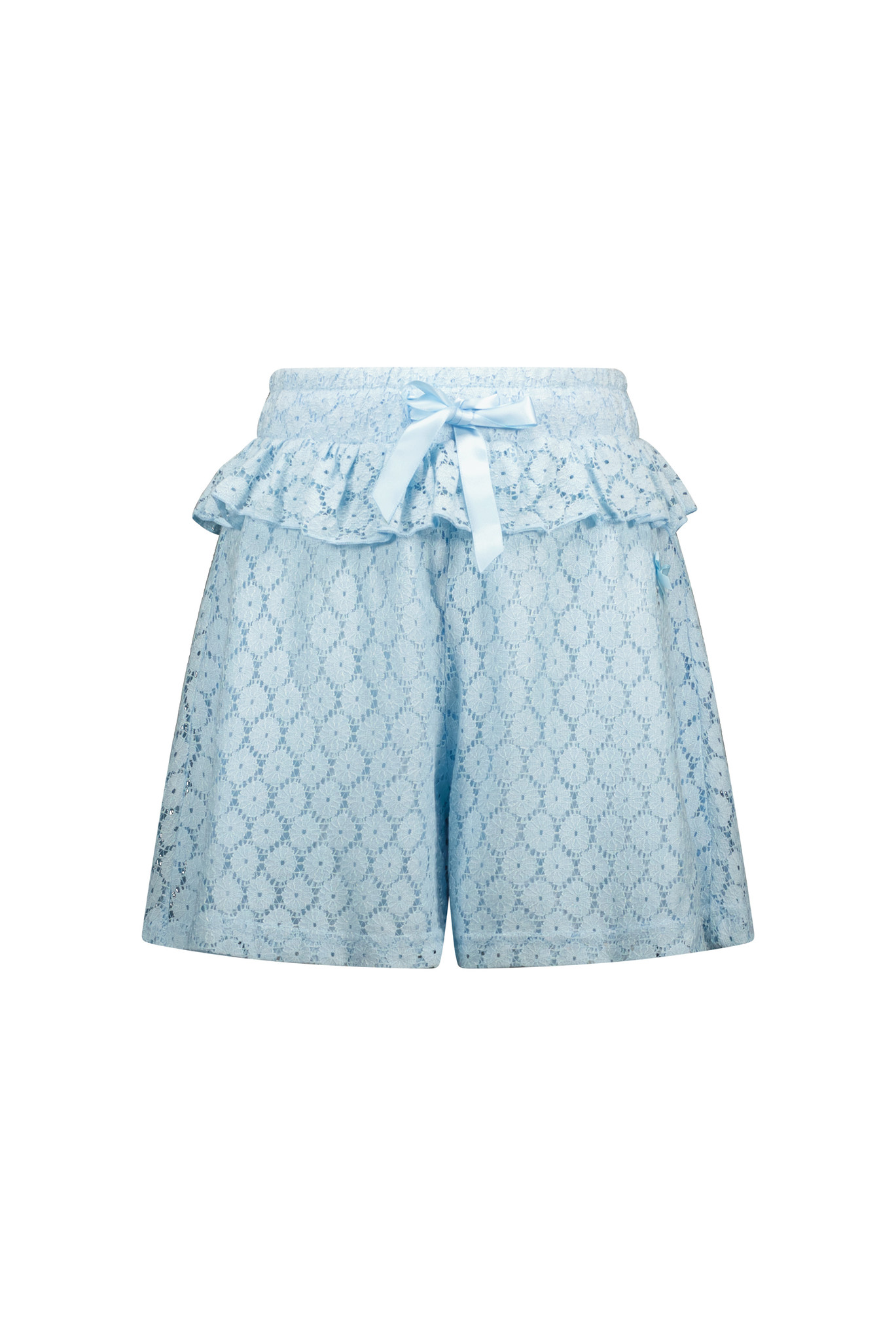 Le Chic Meisjes short met kant - Dianaly - Song sung blauw
