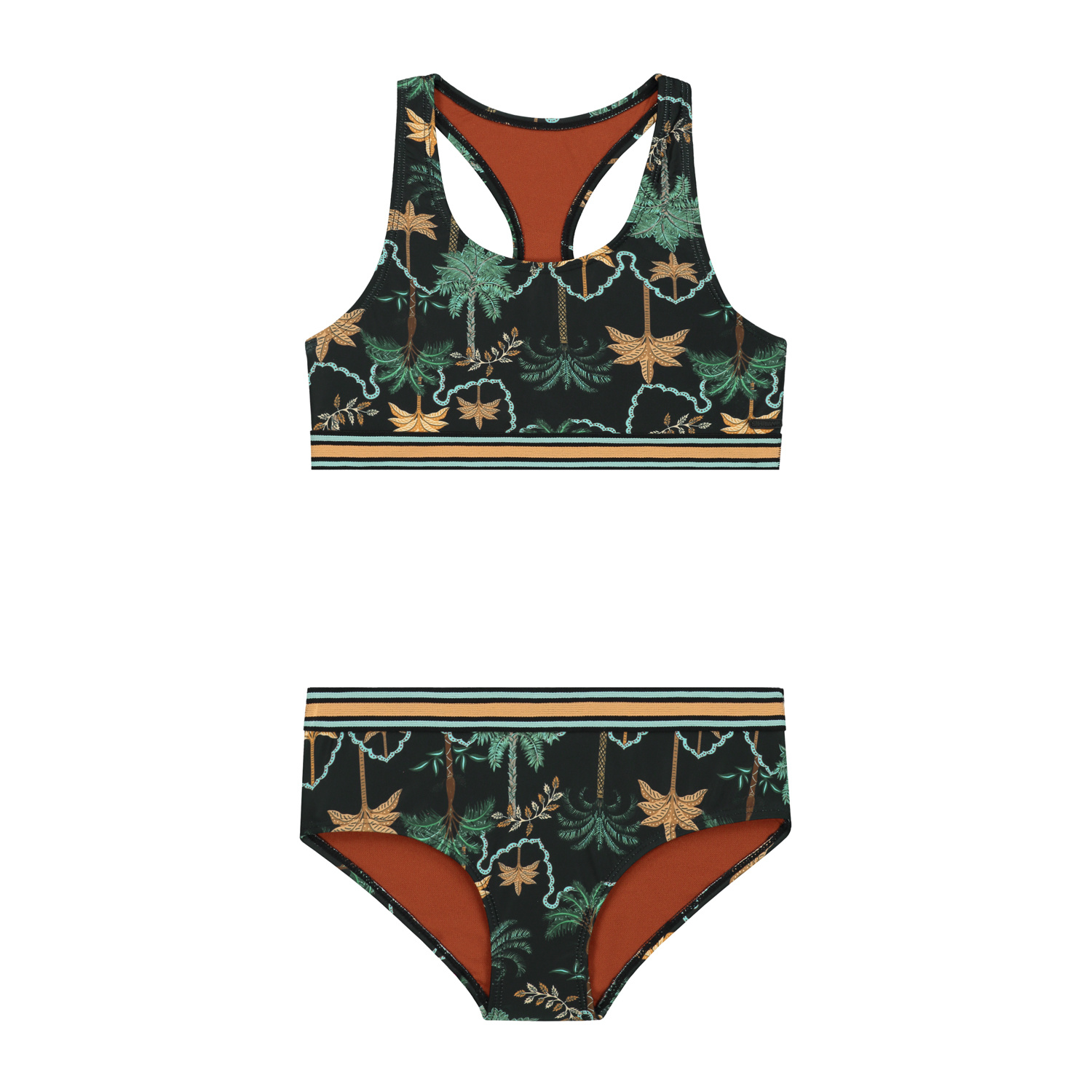 Shiwi Meisjes bikini Charlie Jaipur palm - Zwart Shiwi Meisjes bikini Charlie Jaipur palm - Zwart