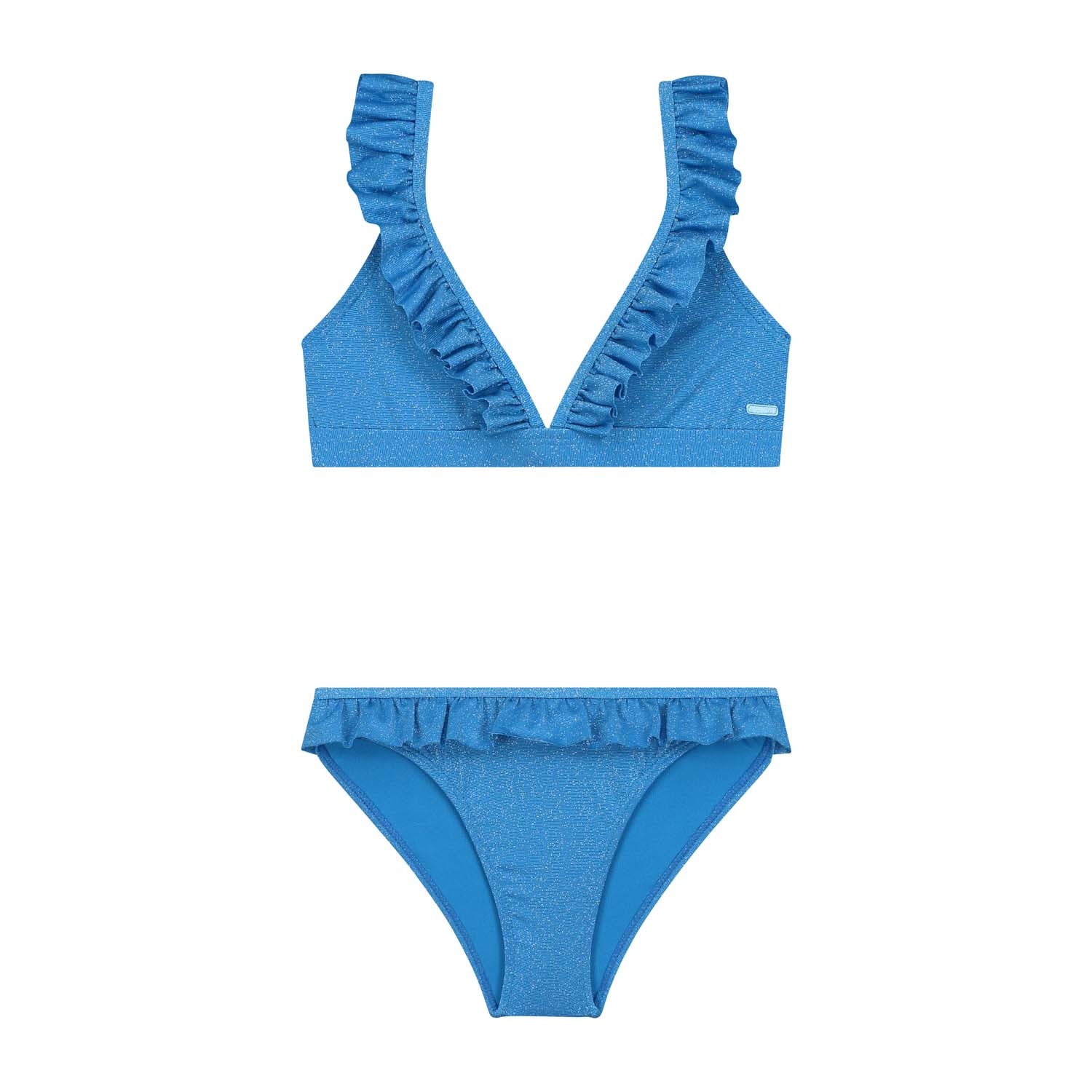 SHIWI Bella sicily glitter Bikiniset Meisjes blauw - maat 158/164