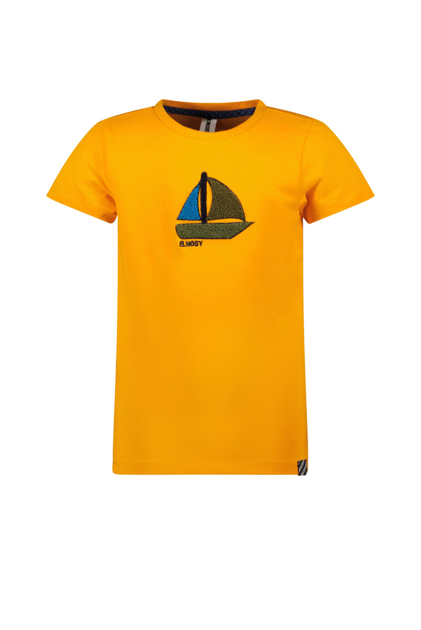 B.Nosy Jongens t-shirt print - Calm oranje