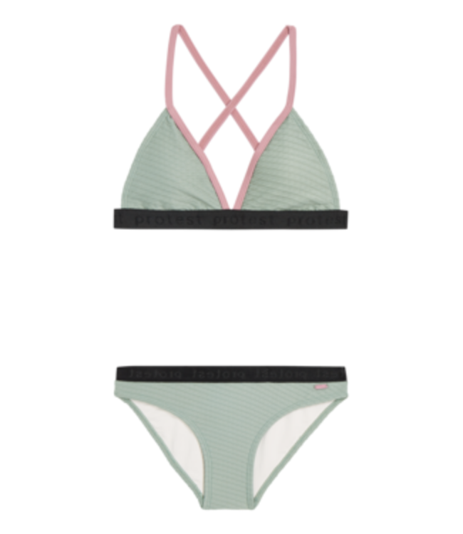Protest Meisjes triangel bikini - Vica - Bay groen