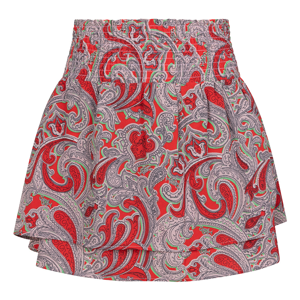 Indian Blue Jeans Meisjes rok paisley - Soft rood Indian Blue Jeans Meisjes rok paisley - Soft rood