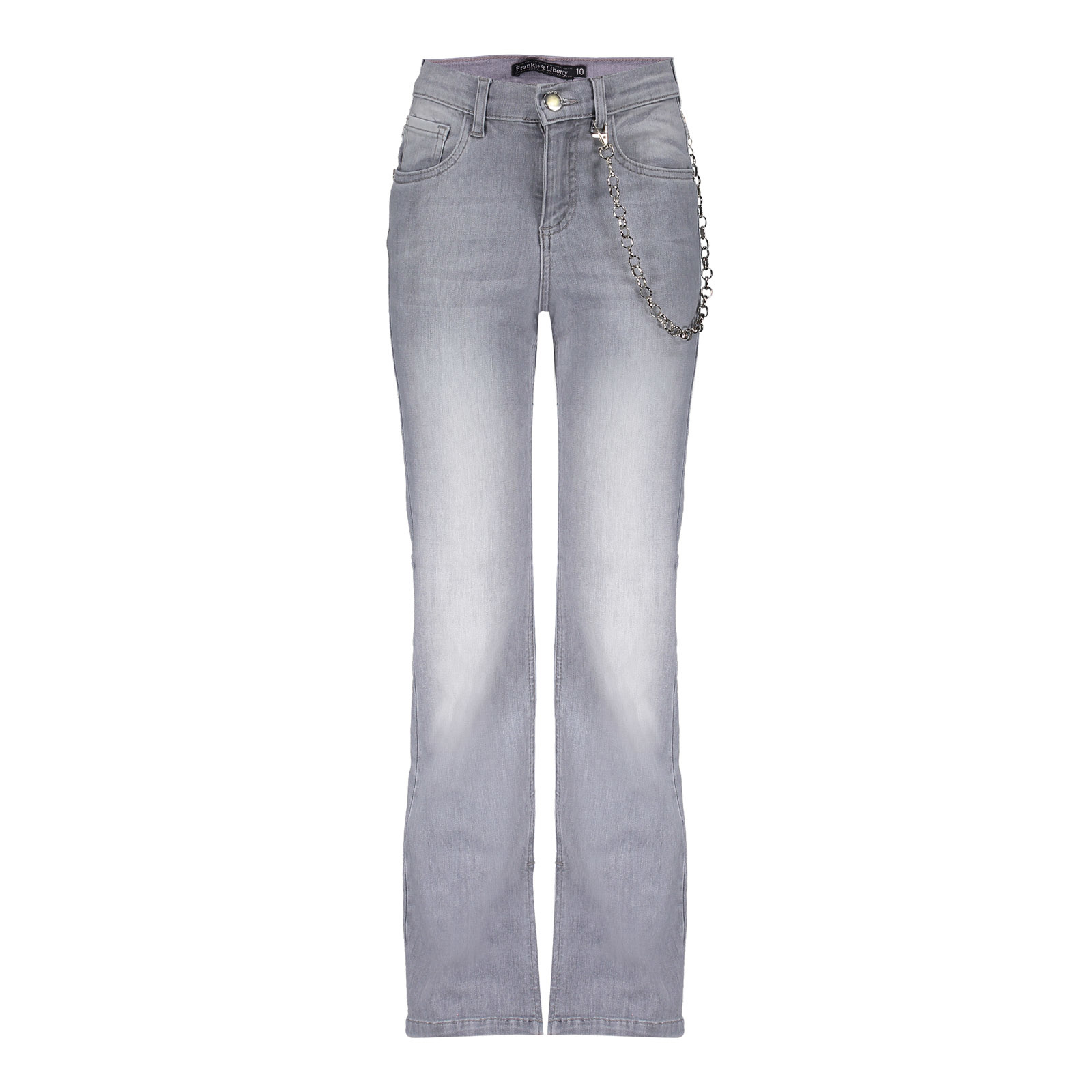 Frankie & Liberty Meisjes broek - Love bootcut - Grijs denim Frankie & Liberty Meisjes broek - Love bootcut - Grijs denim