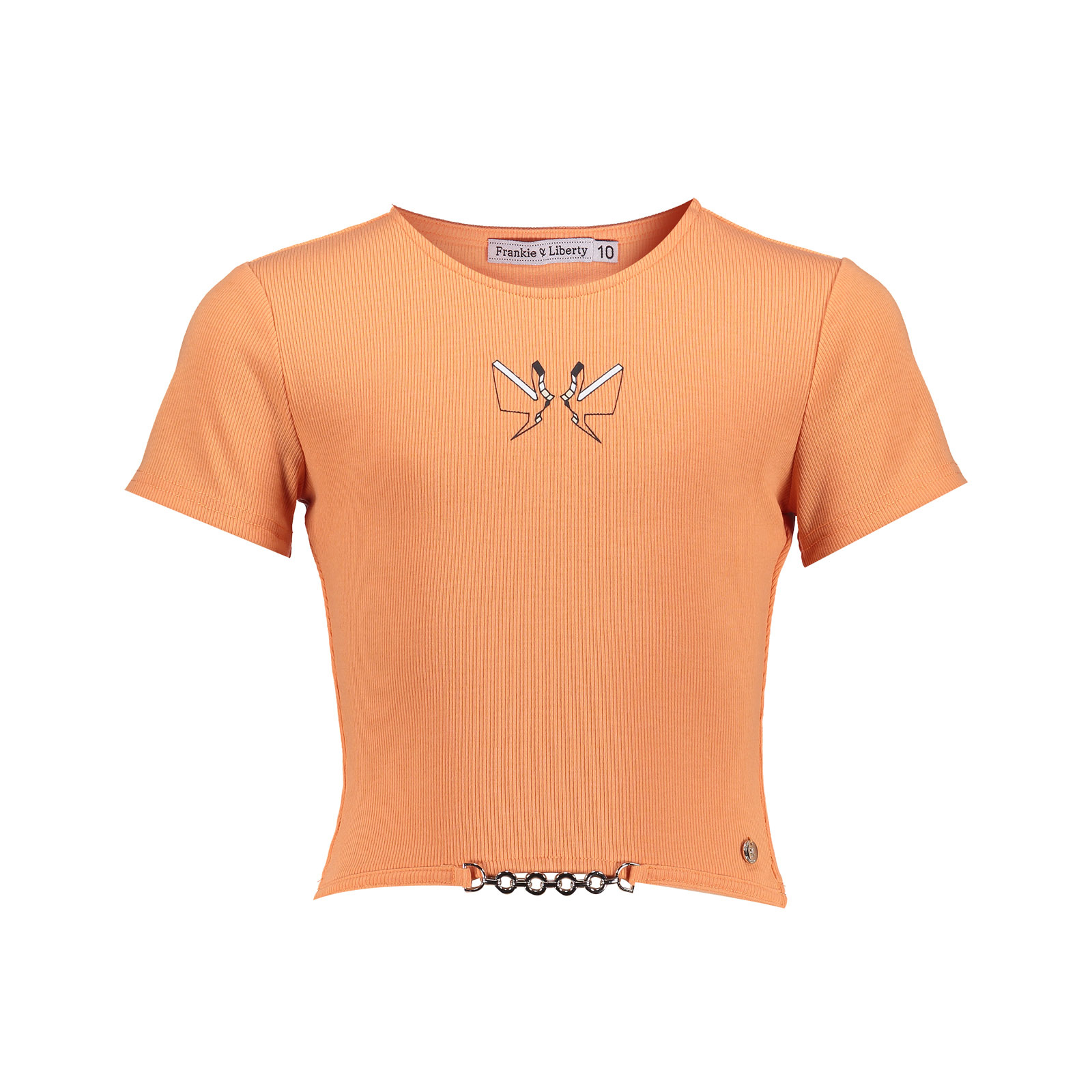 Frankie & Liberty Meisjes t-shirt - Harlyn - Mandarin Frankie & Liberty Meisjes t-shirt - Harlyn - Mandarin