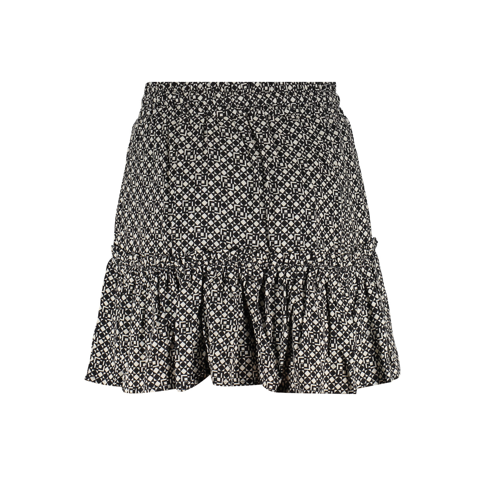 Frankie & Liberty Meisjes broek/rok - Happy - Zwart logoprint Frankie & Liberty Meisjes broek/rok - Happy - Zwart logoprint
