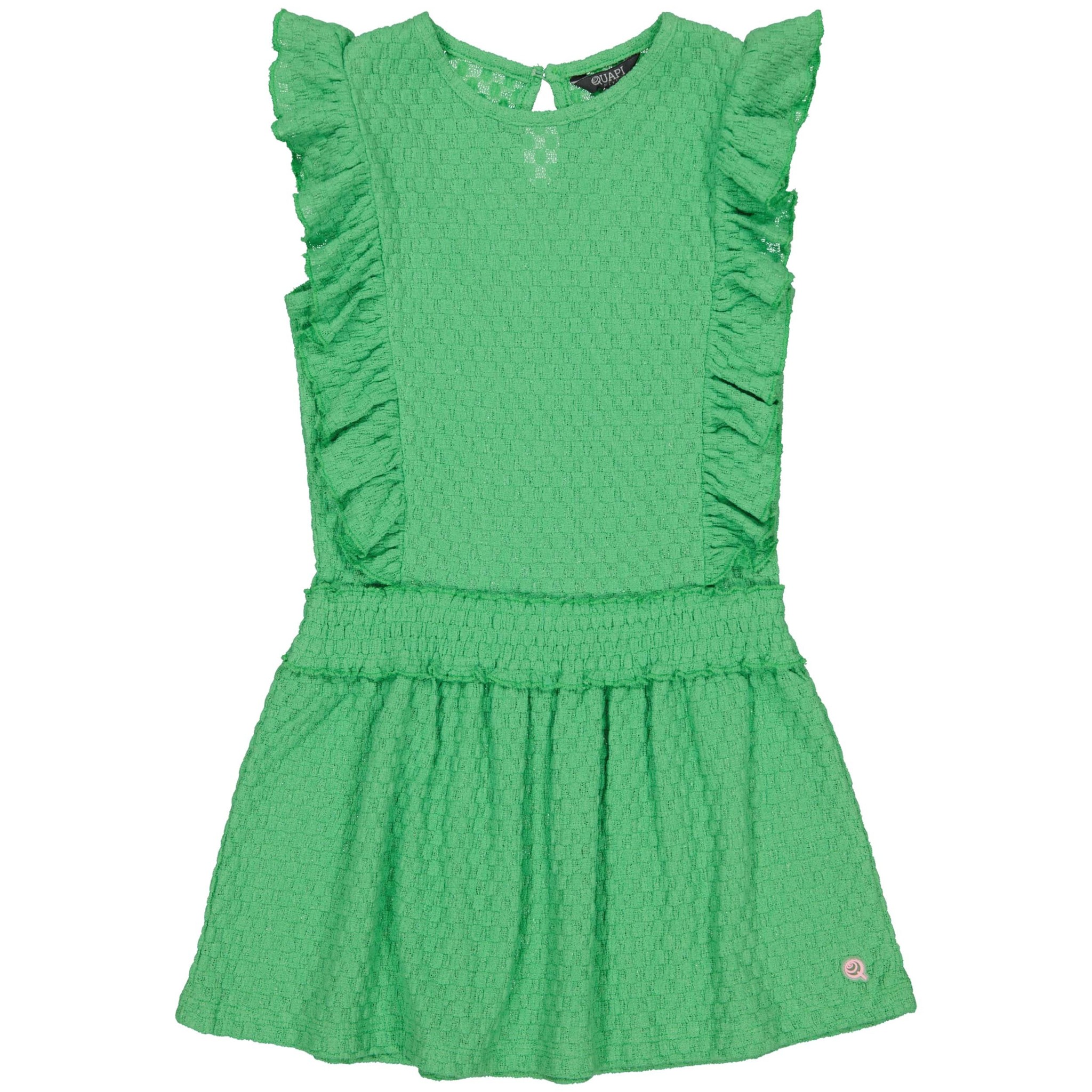 Quapi Meisjes jurk - Tanem - Groen zomer