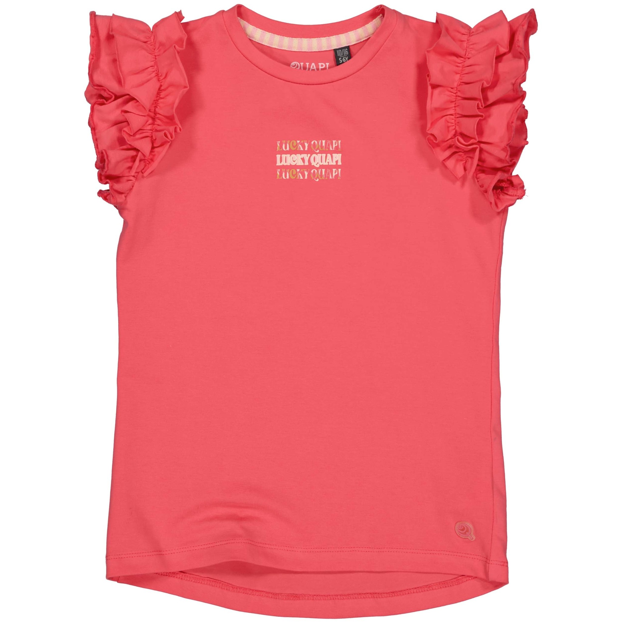 Quapi Meisjes t-shirt - Thao - Rood rouge