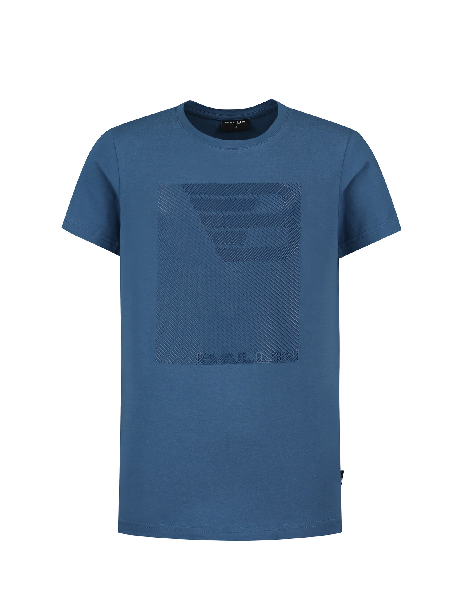 Ballin Jongens t-shirt - Midden blauw Ballin Jongens t-shirt - Midden blauw