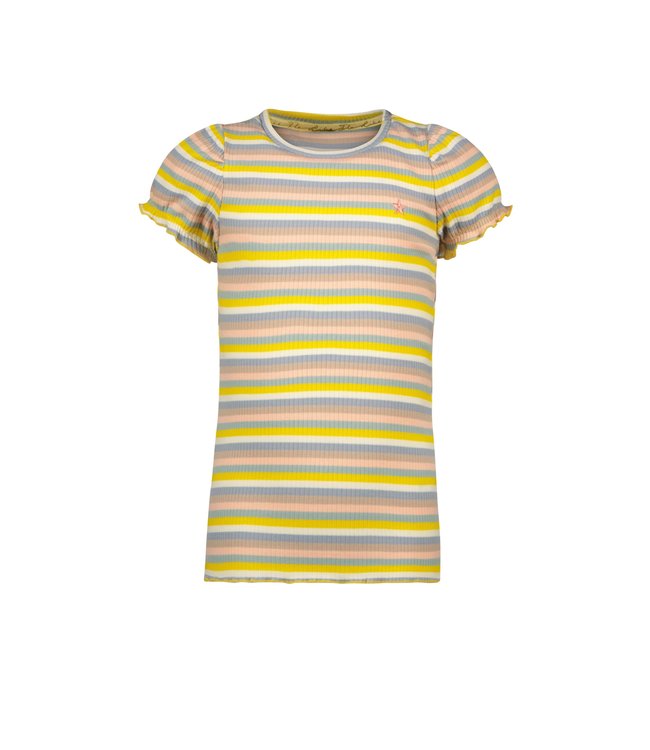 Like Flo Meisjes t-shirt rib - Multi