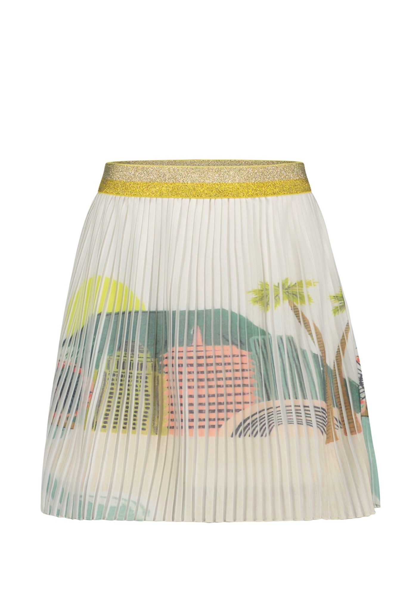 Like Flo Meisjes rok fancy plisse - Beach Like Flo Meisjes rok fancy plisse - Beach