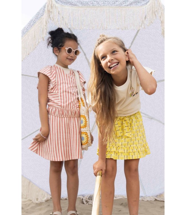 Like Flo Meisjes rok met riem - Butter