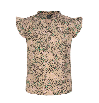 Indian Blue Jeans Meisjes top luipaard - Camel zand Indian Blue Jeans Meisjes top luipaard - Camel zand